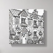 Terras Huis #35 Canvas Afdruk (Voorkant)