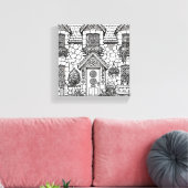 Terras Huis #36 Canvas Afdruk (Insitu (Woonkamer))