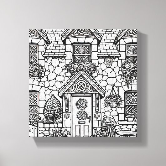 Terras Huis #36 Canvas Afdruk (Voorkant)