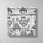 Terras Huis #37 Canvas Afdruk (Voorkant)