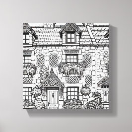 Terras Huis #37 Canvas Afdruk