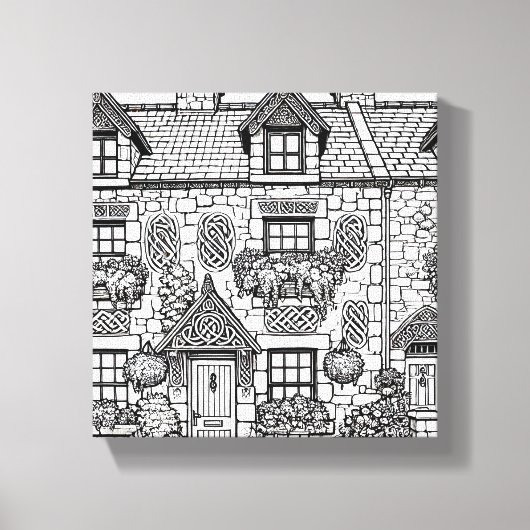 Terras Huis #37 Canvas Afdruk (Voorkant)