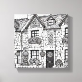 Terras Huis #38 Canvas Afdruk (Voorkant)