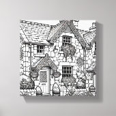 Terras Huis #39 Canvas Afdruk (Voorkant)