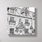 Terras Huis #42 Canvas Afdruk (Voorkant)