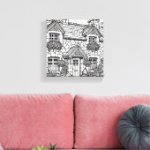 Terras Huis #43 Canvas Afdruk (Insitu (Woonkamer))