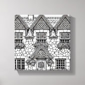 Terras Huis #44 Canvas Afdruk (Voorkant)