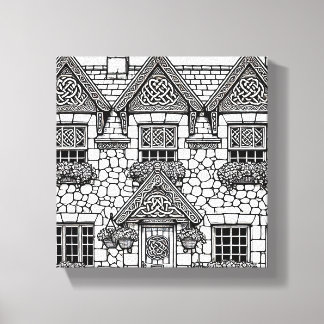 Terras Huis #44 Canvas Afdruk