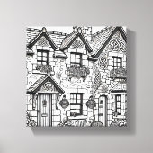 Terras Huis #45 Canvas Afdruk (Voorkant)