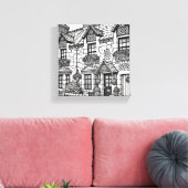 Terras Huis #46 Canvas Afdruk (Insitu (Woonkamer))