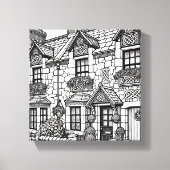 Terras Huis #46 Canvas Afdruk (Voorkant)