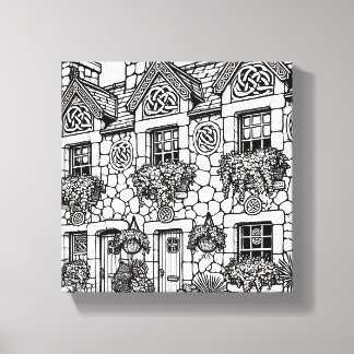 Terras Huis #47 Canvas Afdruk