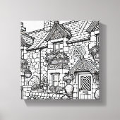 Terras Huis #50 Canvas Afdruk (Voorkant)