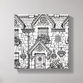 Terras Huis #7 Canvas Afdruk (Voorkant)