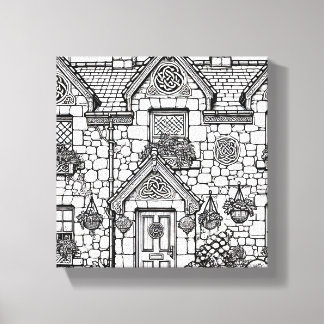 Terras Huis #7 Canvas Afdruk