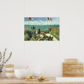 Terras in St. Adresse, 1867, Monet Poster (Keuken)