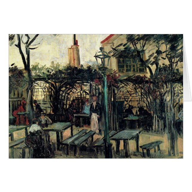 Terras of a Cafe on Montmartre La Guinguette (Voorkant Horizontaal)