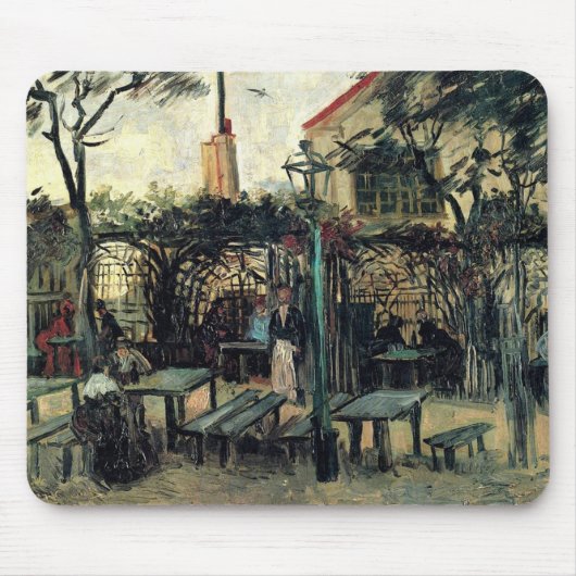 Terras of a Cafe on Montmartre La Guinguette Muismat (Voorkant)