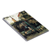 Terras of a Cafe on Montmartre La Guinguette Notitieboek (Rechterzijde)