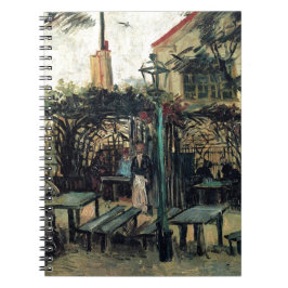 Terras of a Cafe on Montmartre La Guinguette Notitieboek