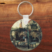 Terras of a Cafe on Montmartre La Guinguette Sleutelhanger (Voorkant)