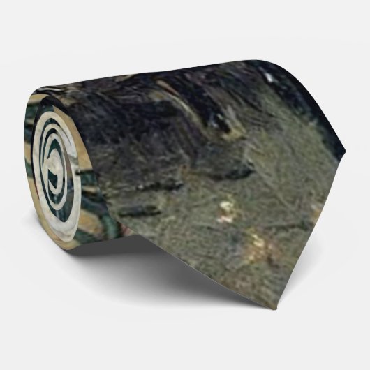 Terras of a Cafe on Montmartre La Guinguette Stropdas (Opgerold)