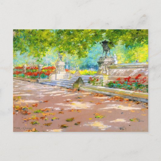  Terras, Prospect Park (1887) tekening Briefkaart (Voorkant)