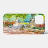 Terras, Prospect Park (1887) tekening Case-Mate iPhone Case (Achterkant (horizontaal))