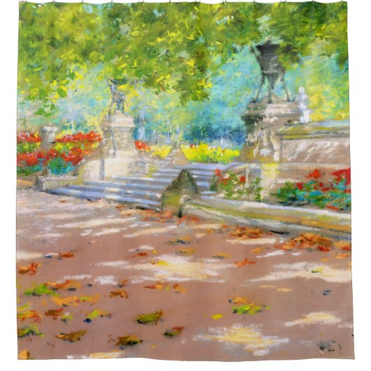 Terras, Prospect Park (1887) tekening Douchegordijn (Voorkant)