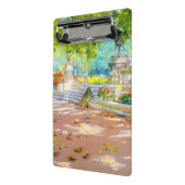 Terras, Prospect Park (1887) tekening Mini Klembord (Angled2)