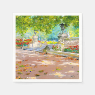 Terras, Prospect Park (1887) tekening Servet