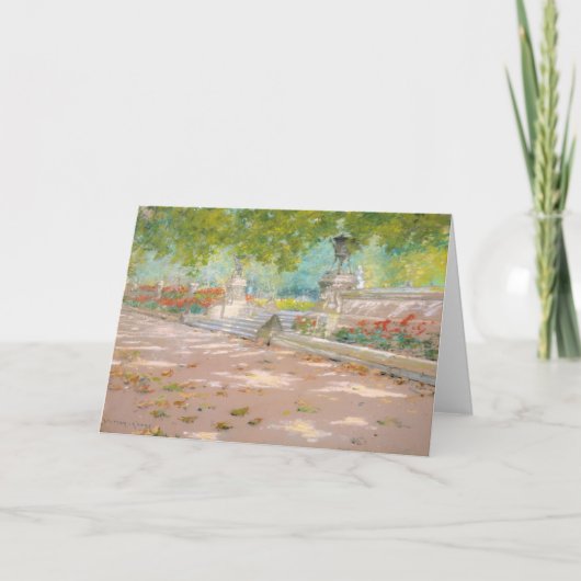 Terras, Prospect Park | William Merritt Chase Kaart (Voorkant)