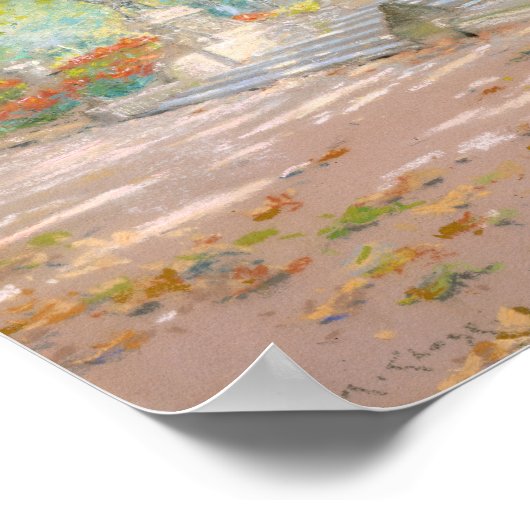 Terras, Prospect Park | William Merritt Chase Poster (Hoek)