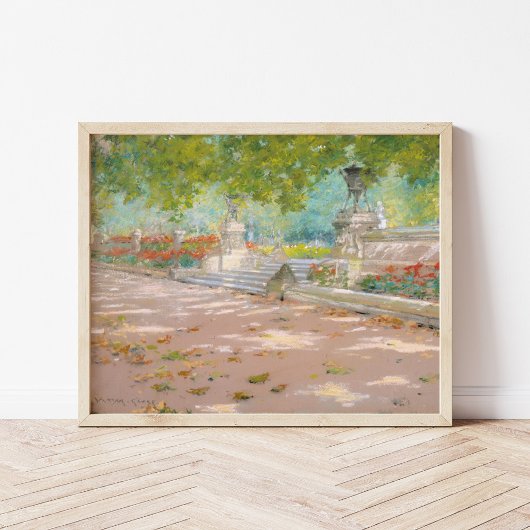 Terras, Prospect Park | William Merritt Chase Poster
