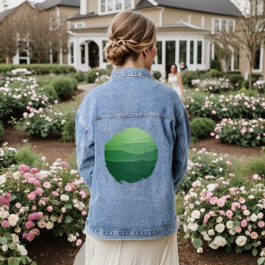 Terras van de Rust Denim Jacket (Huwelijk Achterkant)