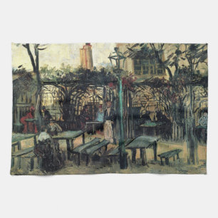 Terras van een café, Montmartre door Vincent van G Theedoek