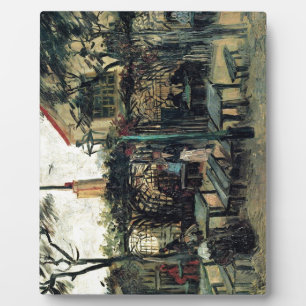 Terras van een café op Montmartre La Guinguette Fotoplaat