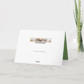 Terras van het landhuis Waterverf schilderij Kaart (Achterkant)