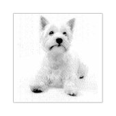 Terras West Highland Rubberstempel (Afrduk)