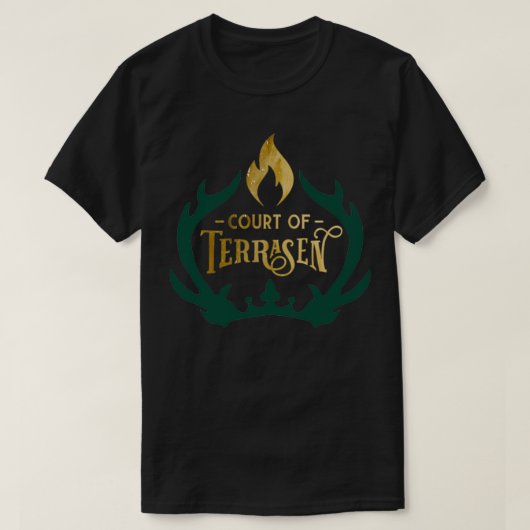 Terrasen Throne van Glass T-shirt (Design voorkant)