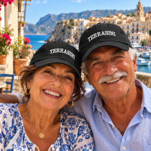 Terrasini Geborduurde CYO Hoed Pet