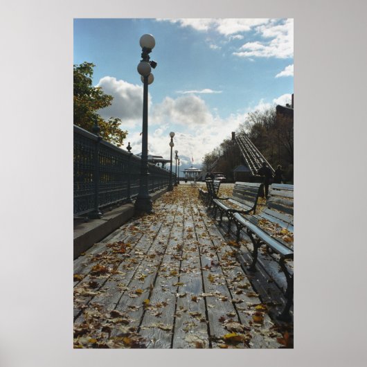 Terrasse Dufferin, Quebec, Canada Poster (Voorkant)