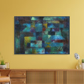  terrastuin (1920) door Paul Klee Canvas Afdruk (Insitu (Woonkamer))