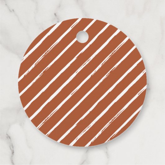 Terratta Brush Script Herfst Party Bedankt Bedankjes Labels (Achterkant)