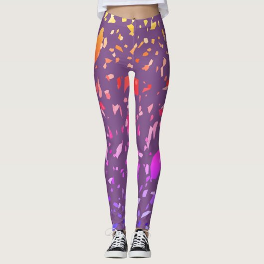 Terrazo-artikelen Leggings (Voorkant)