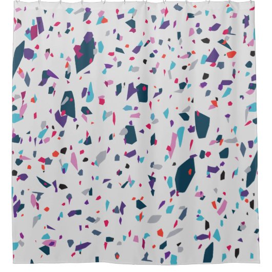 Terrazo Elegant Summer Douchegordijn (Voorkant)