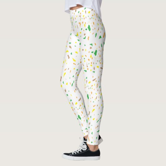 Terrazo Elegant Summer Leggings (Links)