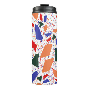 Terrazzo Abstract Art Bold Pattern Thermosbeker