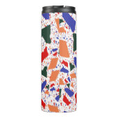 Terrazzo Abstract Art Bold Pattern Thermosbeker (Achterkant)