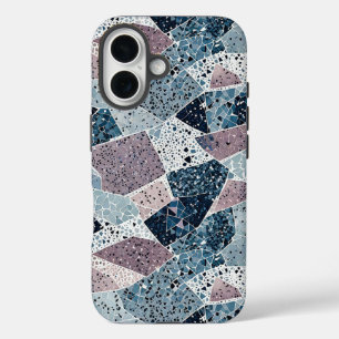 Terrazzo Abstract Design iPhone 16 Hoesje